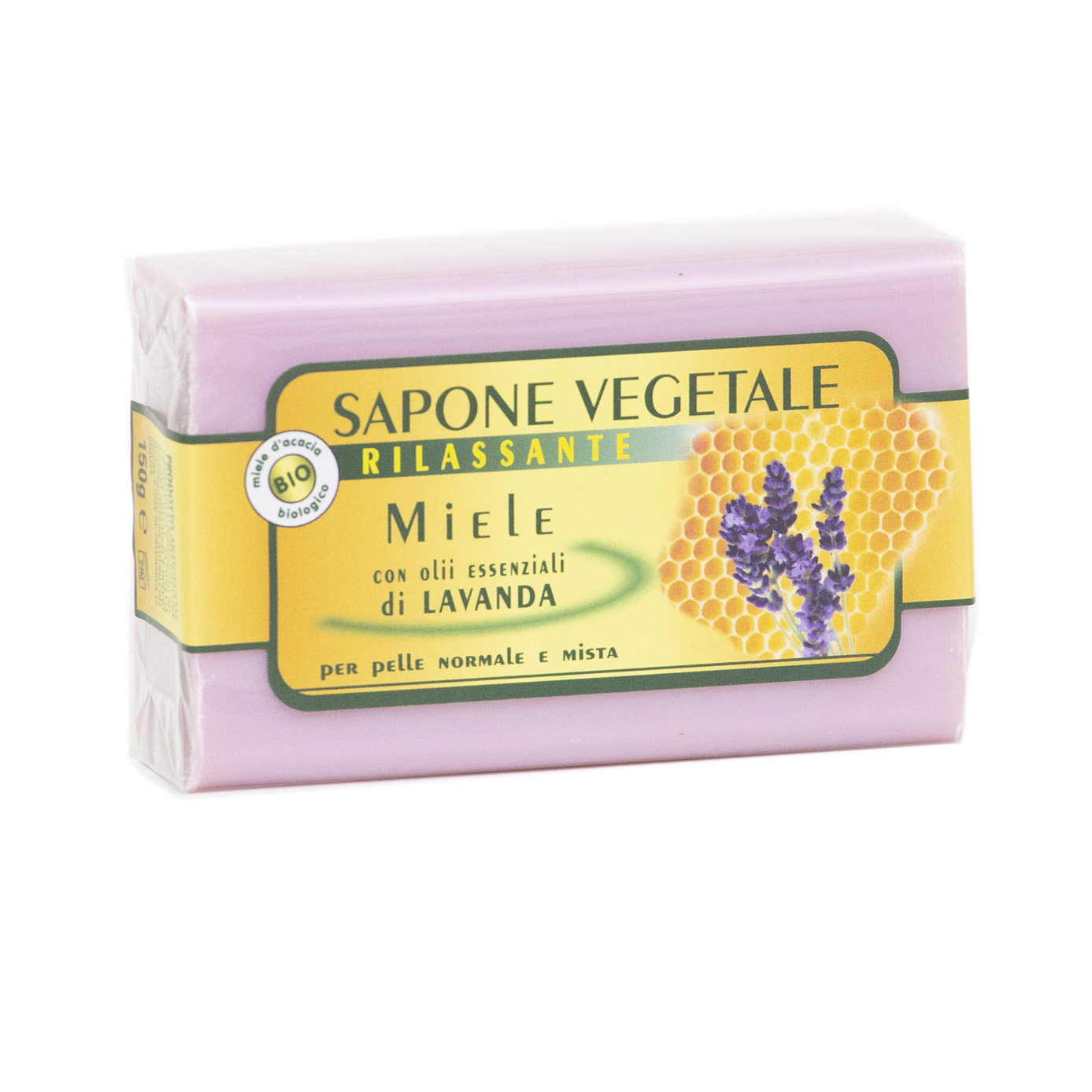 Sapone vegetale Miele e Lavanda